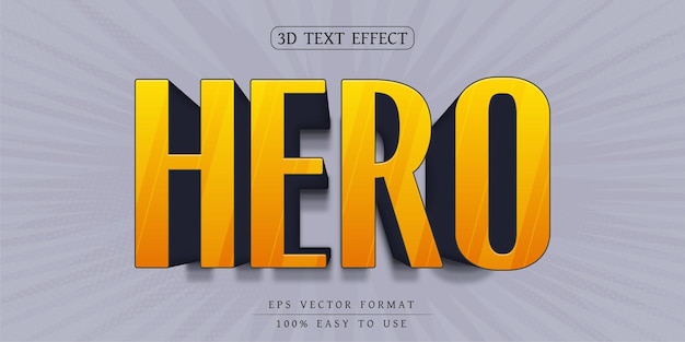 Editable text effect design stylish font