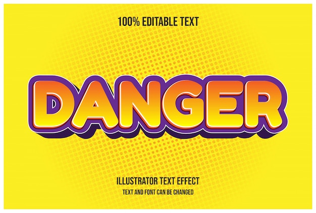 Editable text effect,easy editable font