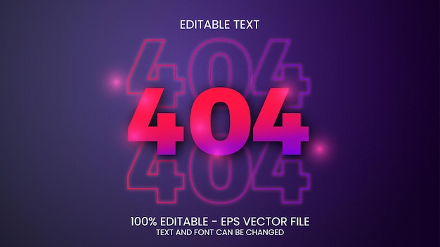 editable text effect in modern trend style premium vector