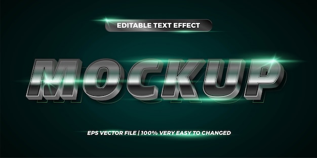 editable text effect - mockup text style   concept