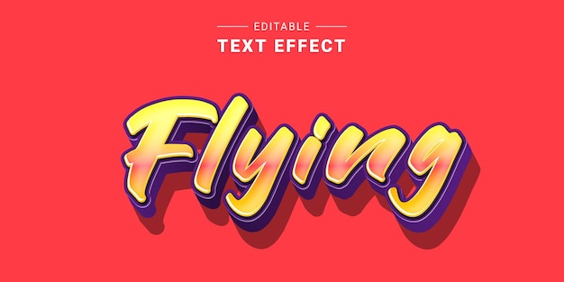 Editable Text Effect Mockup Vector Graphic Style Lettering art
