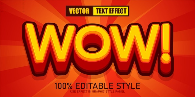 Editable text effect retro style
