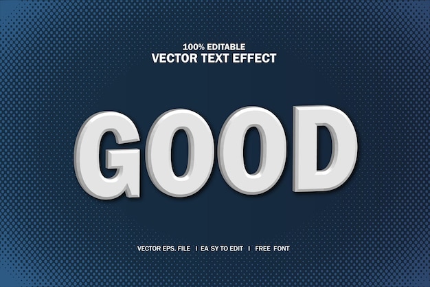 editable text effect template