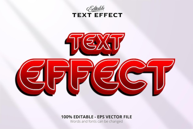 editable text effect white background 3d style text effect