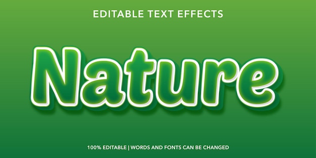 Editable Text Effect