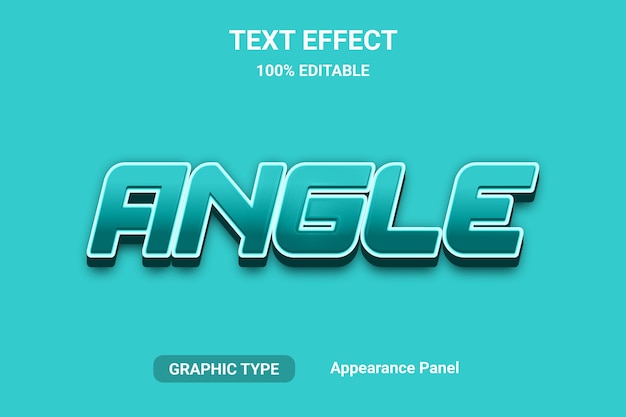 editable text effect