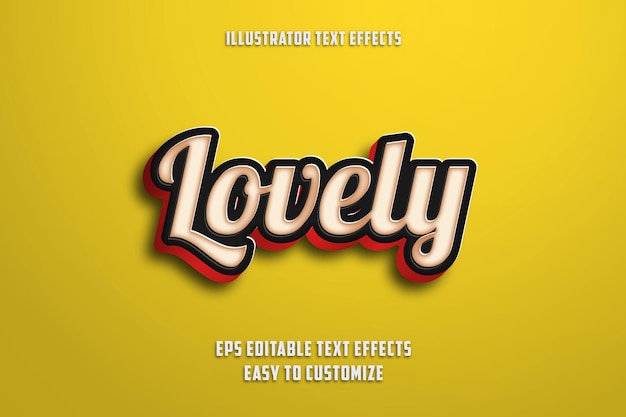 Editable Text Effects Style