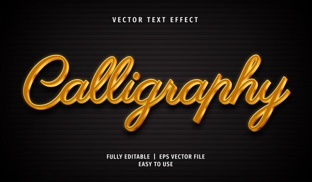Editable text font template