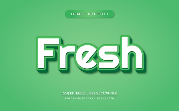 Editable text style effect