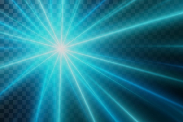 Effect of light in motion neon lines