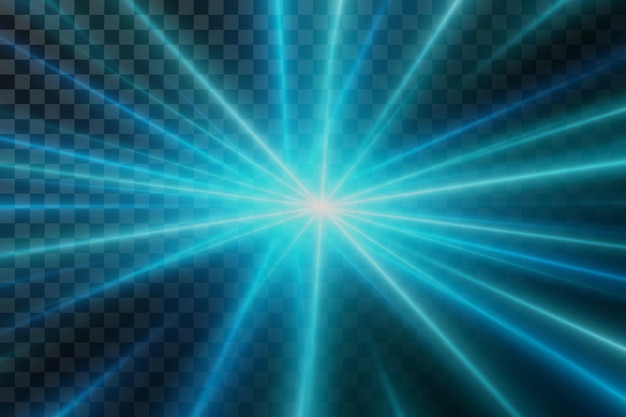 Effect of light in motion neon lines