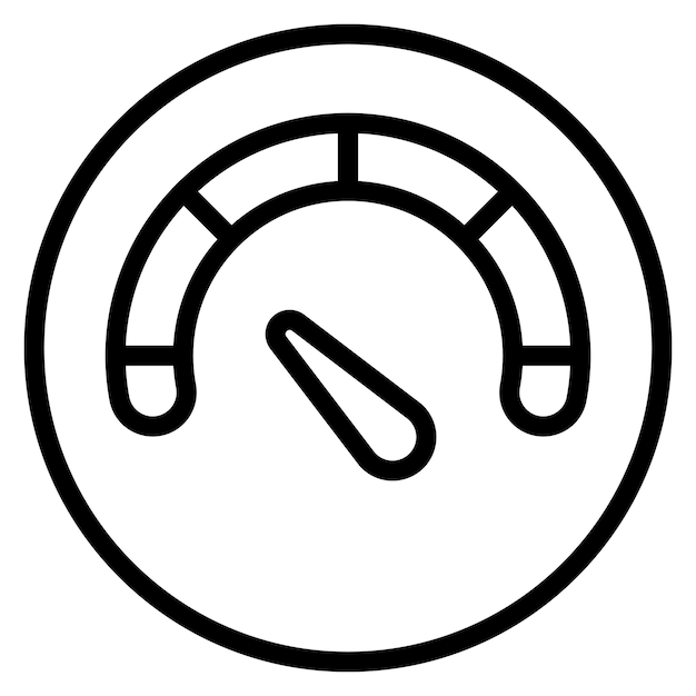 Efficiency Gauge icon vector image Can be used for Operations Management