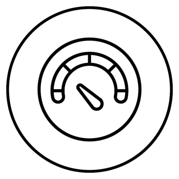 Efficiency Gauge icon vector image Can be used for Operations Management