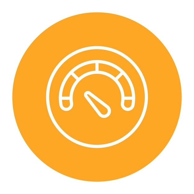 Efficiency Gauge icon vector image Can be used for Operations Management