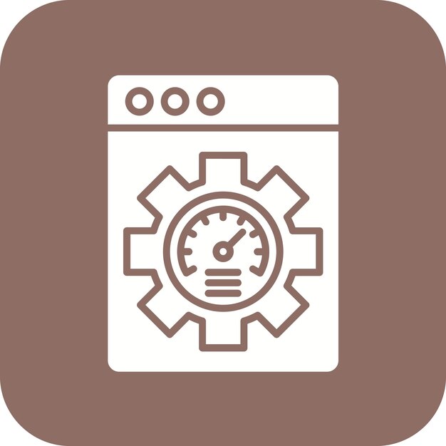 efficiency icon vector image can be used for no code
