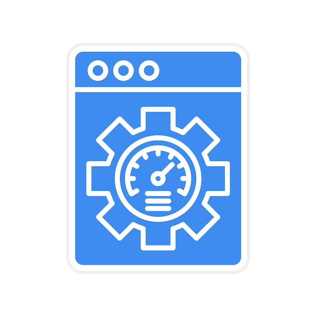 efficiency icon vector image can be used for no code