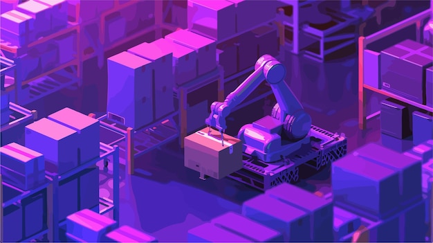 Efficient Isometric Smart Automated Robot Arm in Action