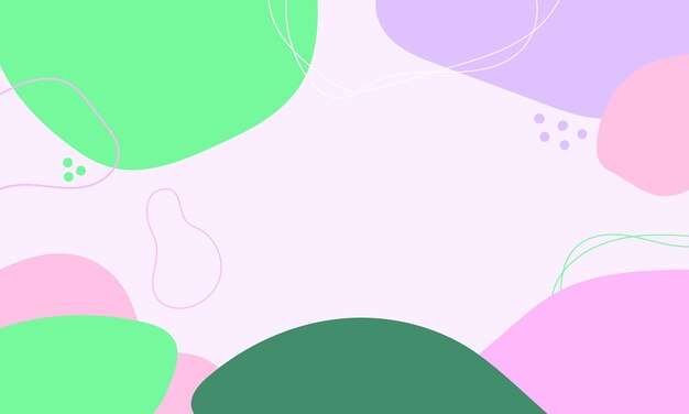 El çizimi düz tasarım soyut doodle arka planı