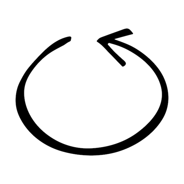 El çizimi mürekkep ok çizimi, taslak stilinde. Business doodle klipart. Tasarım için tek öğe
