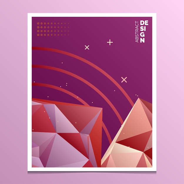 El İlanı Broşür Design Şablonları Geometrik Üçgen Soyut Modern Arka Planlar Mobil Teknolojiler Uygulamalar ve Çevrimiçi Hizmetler İnfografik Konsepti