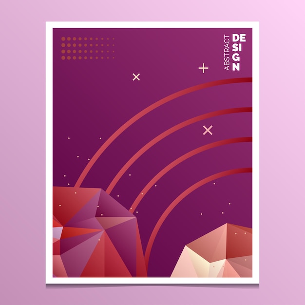 El İlanı Broşür Design Şablonları Geometrik Üçgen Soyut Modern Arka Planlar Mobil Teknolojiler Uygulamalar ve Çevrimiçi Hizmetler İnfografik Konsepti