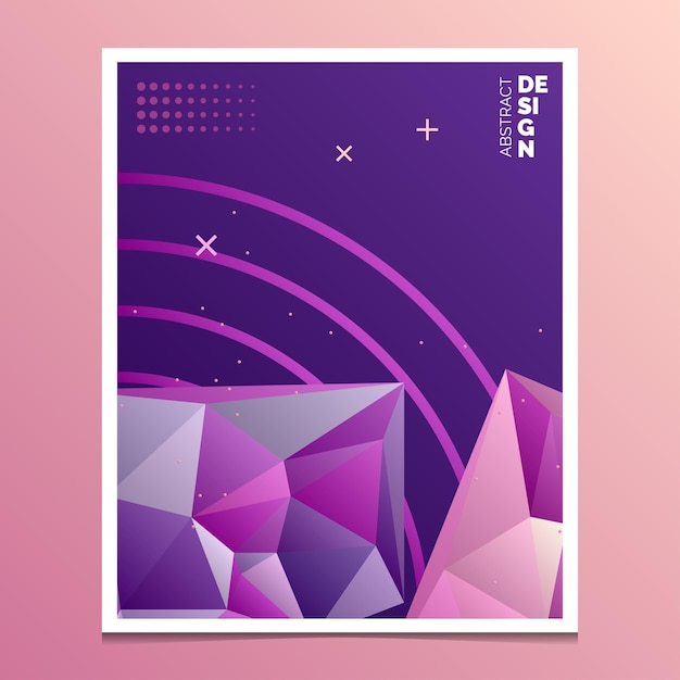 El İlanı Broşür Design Şablonları Geometrik Üçgen Soyut Modern Arka Planlar Mobil Teknolojiler Uygulamalar ve Çevrimiçi Hizmetler İnfografik Konsepti