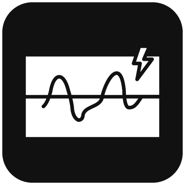 Electrical Threshold vector icon Can be used for Manufacturing iconset