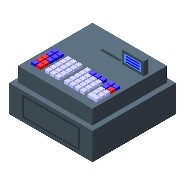 Electronic cash register showing digital display is calculating purchase