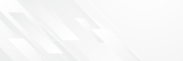 Elegant abstrakt hvid banner baggrund med skinnende linjer