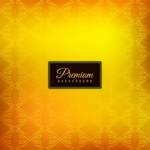elegant beautiful bright yellow premium background