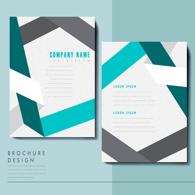 Elegant brochure template design