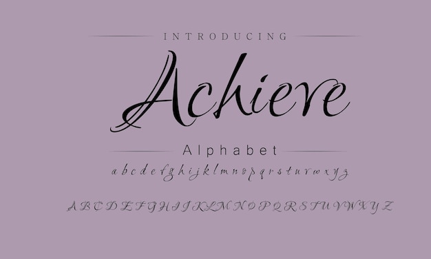 Elegant Font Uppercase Lowercase Number And Ampersand Classic Lettering Minimal Fashion Designs