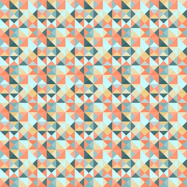 elegant geometric abstract triangle mosaic vector background pattern seamless