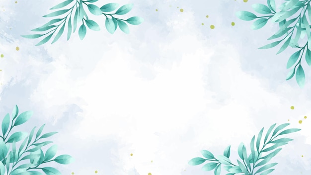 Elegant hand painted watercolor floral backdrop