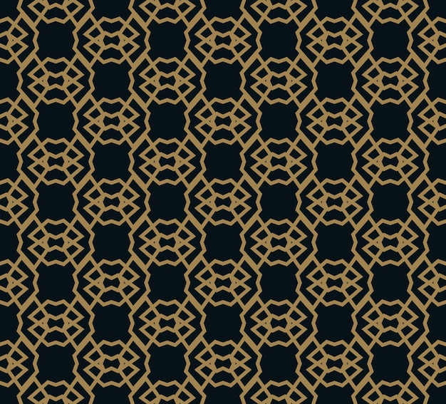 Elegant linjeornament, sömlöst mönster för bakgrundstapeter, textilutskrifter, paketering, omslag, etc.