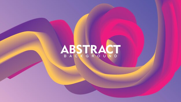 Elegant Liquid Gradient Color Abstract Background