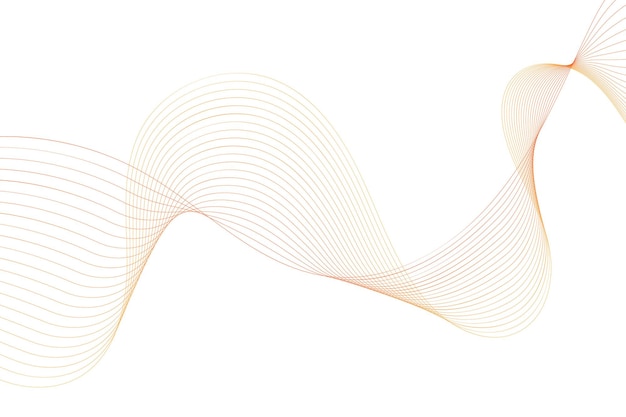 elegant modern minimal abstract background with wavy lines in black