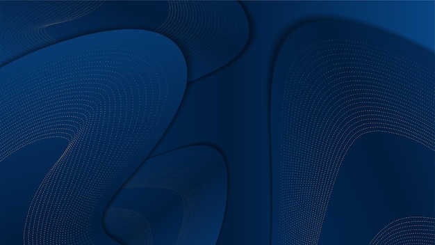 elegant navy blue gold background with overlap layer suit for business corporate institution party festive seminar and talks