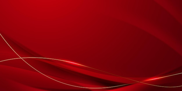 elegant red background design for banner vector illustration