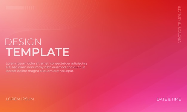 elegant vector gradient grainy texture in red orange and pink