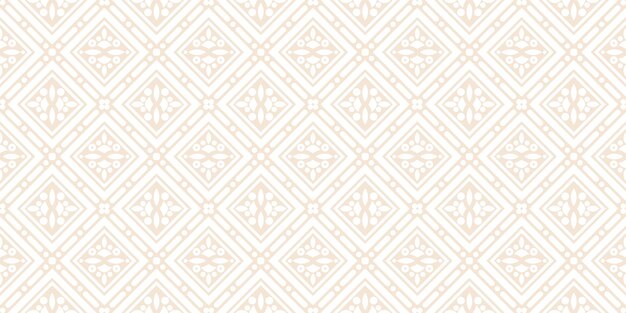 Elegant white seamless geometric pattern