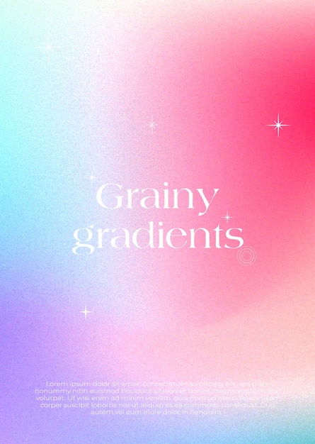 Elegante, kornede gradient vektor-baggrunde. Sofistikerede teksturer til moderne designs