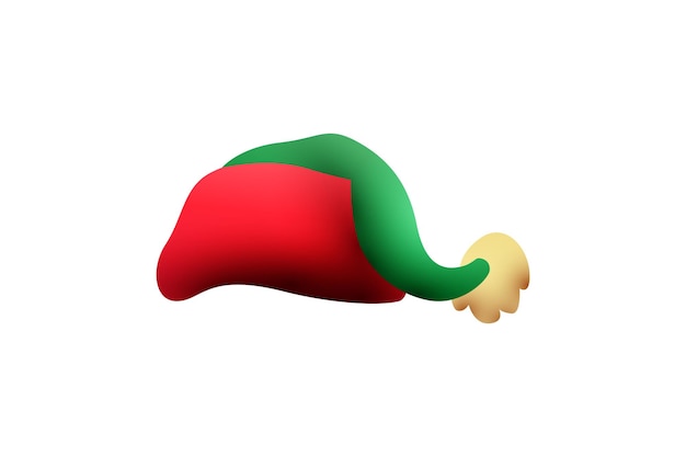 elf hat christmas sticker design
