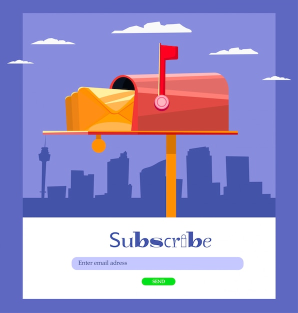 Email subscribe
