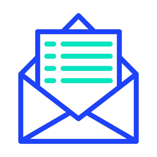 Email Vector Icon Design Illustration