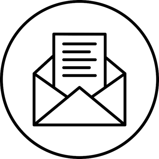 Email vector icon illustration of Business iconset