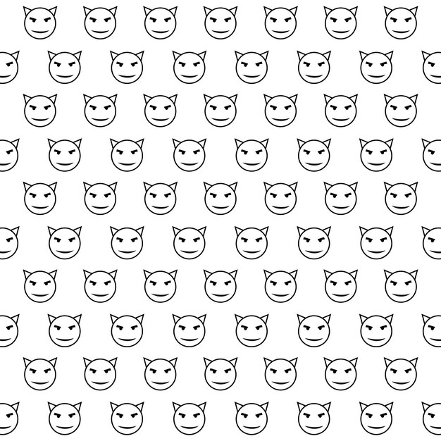 Emoticon icon vector