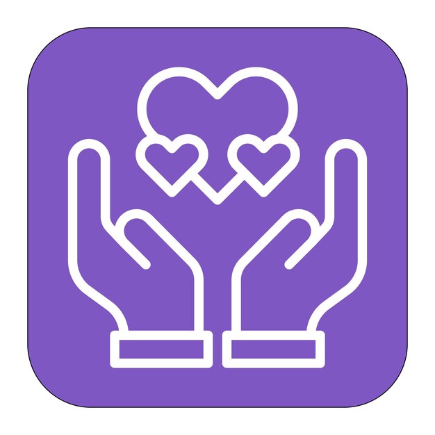 Emotional Support icon vector image Can be used for Elderly Care