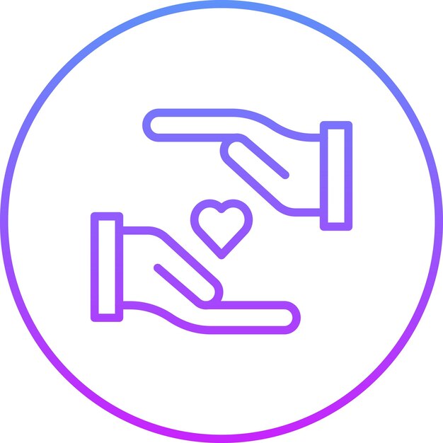 Empathy vector icon illustration of Mental Health iconset
