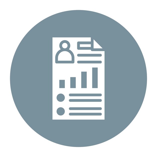 employee data icon vector image can be used for product management